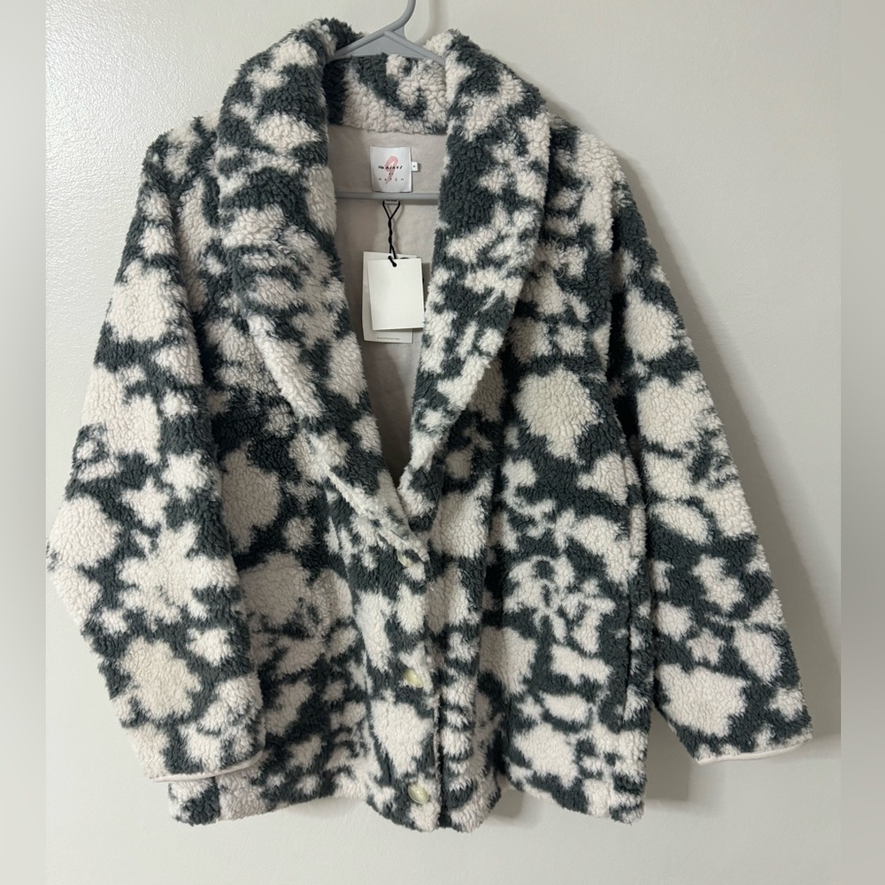 The Nines by HATCH Black and Cream Jacket